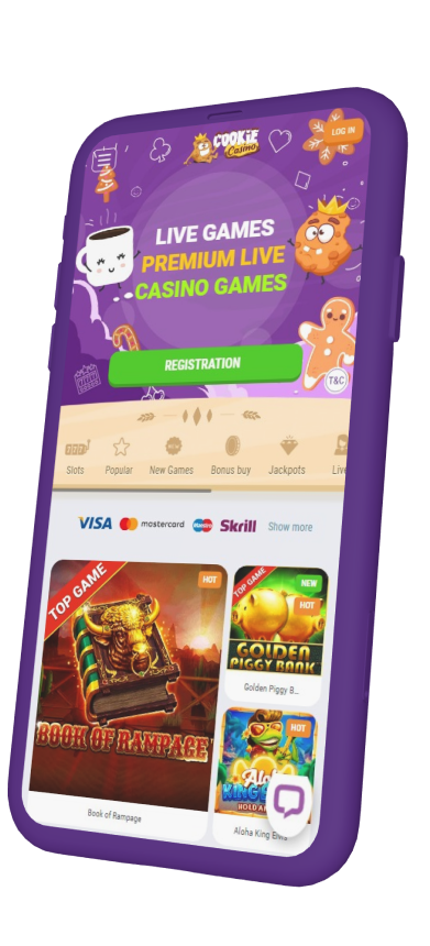 Casino app specificaties